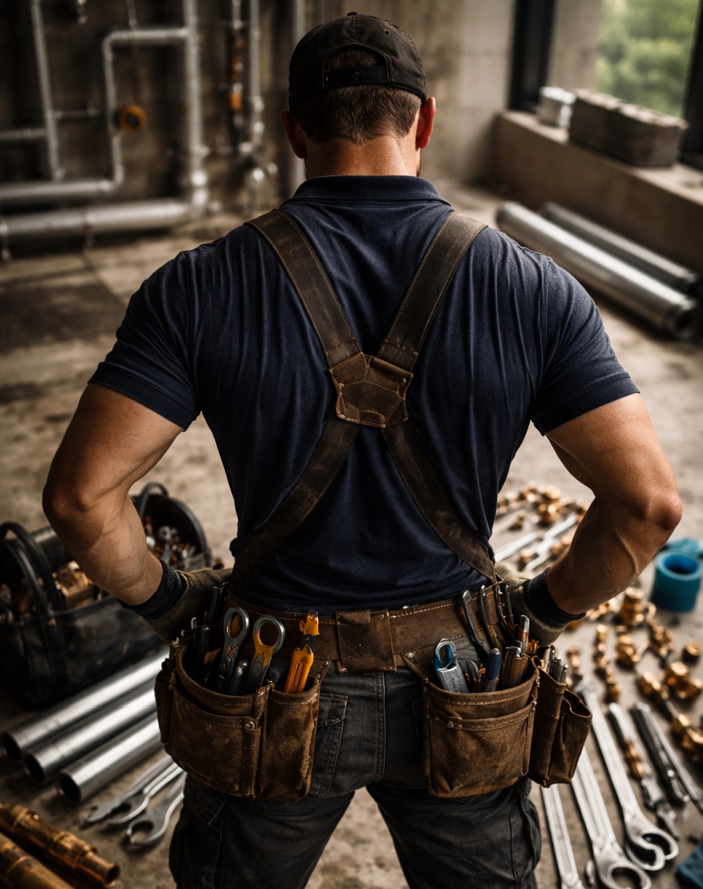 Professional plumber at work — Alchemy Plumbing